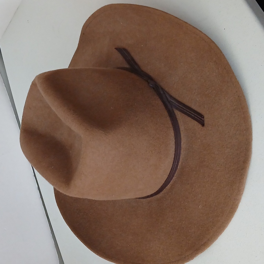 Rockmount Ranch Wear - 100% Wool - Brown Cowboy/Western Hat - 7 1/8 - Picture 6 of 12
